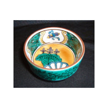 Load image into Gallery viewer, Kutani Yaki Hand-painted Kutani ware of a chrysanthemum and paulownia design