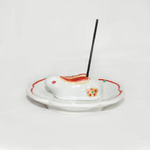 Load image into Gallery viewer, Rabbit incense holder (red)
