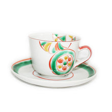 Load image into Gallery viewer, Kutani Yaki Ware, Hand Painted Japanese & Western Tableware, Round Design Morning Cup C/S