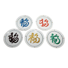 Load image into Gallery viewer, Kutani Yaki  ware of Japanese and Western style, Rosanjin Medium Dish with Design of Fortune in Five Colors