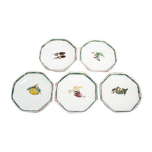 Load image into Gallery viewer, Kutani Yaki Ware, Hand-painted Japanese and Western Tableware 12cm Octagonal Dish with Design of Vegetables