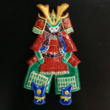 Load image into Gallery viewer, Kutani Yaki Hand-painted Kutani ware of warrior warriors for May dolls