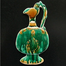 Load image into Gallery viewer, Kutani Yaki Hand-painted Kutani ware, Three-color Jar-shaped Pottery Frame