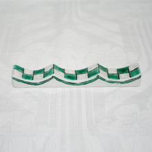 Load image into Gallery viewer, Kutani Yaki Ware Japanese & Western Tableware, Checkered Pattern Fork & Knife Rest Set