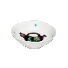 Load image into Gallery viewer, Bean dish with design of purple pots