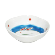 Load image into Gallery viewer, Bean dish with design of snow rabbit