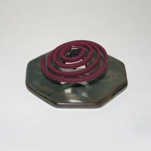 Load image into Gallery viewer, Octagonal incense burner (Blue mat)