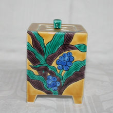 Load image into Gallery viewer, Hand-painted Square Incense Burner with Omoto Design