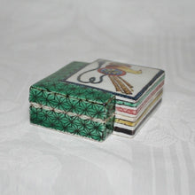 Load image into Gallery viewer, Kutani Yaki Ware Incense burner with pigeon wheel design, hand-painted