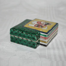 Load image into Gallery viewer, Hand-painted Kutani ware Incense container with a design of a papier-mache dog