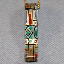 Load image into Gallery viewer, Kutani Yaki porcelain accessories, Hand-painted pendant