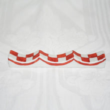 Load image into Gallery viewer, Kutani Yaki Ware Japanese & Western Tableware, Checkered Pattern Fork & Knife Rest Set