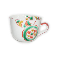 Load image into Gallery viewer, Kutani Yaki Ware, Hand Painted Japanese & Western Tableware, Round Design Morning Cup C/S