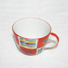 Load image into Gallery viewer, Kutani Yaki Hand-Drawn Japanese & Western Tableware Morning Cup with Mexican Design C/S