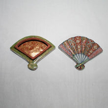 Load image into Gallery viewer, Kutani Yaki Hand-painted Kutani ware fan incense burner