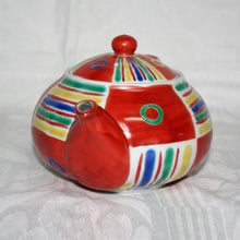 Load image into Gallery viewer, Kutani Yaki Hand-painted Kutani-Ware Large Teapot with Mexican Design