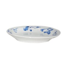 Load image into Gallery viewer, Kutani Yaki Hand-painted Kutani Ware Japanese and Western Tableware 18cm Oval Dish with Design of Mt.