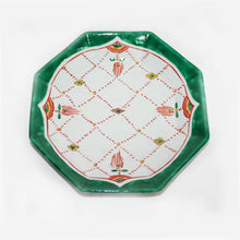 Load image into Gallery viewer, Kutani Yaki Ware of Japan & Western Tableware, Octagonal 24cm Plate with Necklace Design