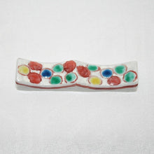 Load image into Gallery viewer, Kutani Yaki ware, Hand-painted Japanese and Western Tableware, Polka-dot design, Chopstick rest