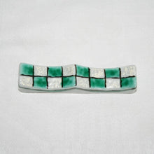 Load image into Gallery viewer, Kutani Yaki Ware Japanese & Western Tableware, Checkered pattern chopstick rest set