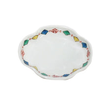 Load image into Gallery viewer, Kutani Yaki ware of Western style, Three-soup Dish with Rhombus Design
