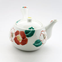 Load image into Gallery viewer, Kutani Yaki Ware of Western Tableware, Teapot with Camellia Design