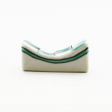 Load image into Gallery viewer, Checkered pattern chopstick rest (green)