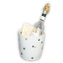 Load image into Gallery viewer, Kutani Yaki Hand-Drawn Polka Dot Design Wine Cooler