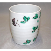 Load image into Gallery viewer, Kutani Yaki Hand-painted Japanese and Western Tableware Rosanjin Teacup with Peony Design