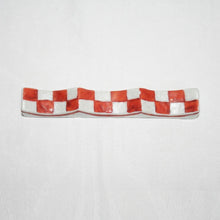 Load image into Gallery viewer, Kutani Yaki Ware Japanese & Western Tableware, Checkered Pattern Fork & Knife Rest Set