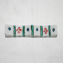 Load image into Gallery viewer, Kutani Yaki ware of Western style, Chopstick rest set with diamond design