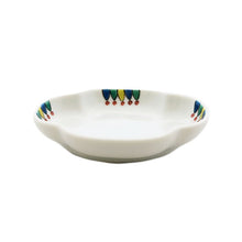 Load image into Gallery viewer, Kutani Yaki  Ware of Western Tableware 9cm Spit-Shaped Dish with Design of Five Triangles