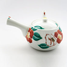 Load image into Gallery viewer, Kutani Yaki Ware of Western Tableware, Teapot with Camellia Design