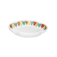 Load image into Gallery viewer, Kutani Yaki Ware of Western Tableware 9cm Spit-Shaped Dish with Triangular Design