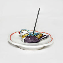 Load image into Gallery viewer, Oshidori Incense Stand (Blue)