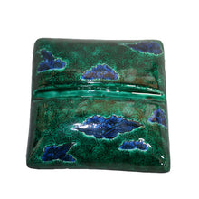 Load image into Gallery viewer, Kutani Yaki Hand-painted Tablet Stand with Chrysanthemum and Cherry Blossom Design (Custom-made)