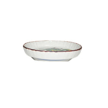 Load image into Gallery viewer, Kutani Yaki  Hand-Drawn Japanese & Western Tableware 9cm Plate with Design of Two Fish