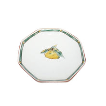 Load image into Gallery viewer, Kutani Yaki Ware, Hand-painted Japanese and Western Tableware 12cm Octagonal Dish with Design of Vegetables