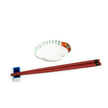 Load image into Gallery viewer, Kutani Yaki ware of Japanese and Western Tableware 9cm spit-shaped dish with two patterns