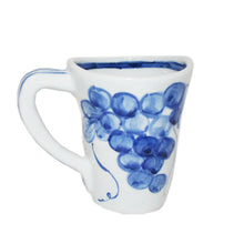 Load image into Gallery viewer, Kutani Yaki Hand-Drawn Japanese & Western Tableware Large Mug with Grape Design