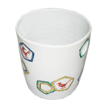 Load image into Gallery viewer, Kutani Yaki Hand-Drawn Tortoiseshell Bird Design Wine Cooler