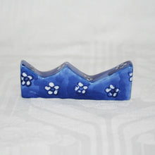 Load image into Gallery viewer, Kutani Yaki Hand-painted Kutani ware of calligraphy and painting, brush rest, brush rack with design of small plum tree