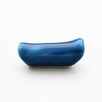 Load image into Gallery viewer, Mini chopstick rest with design of "good luck" (blue)