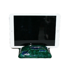 Load image into Gallery viewer, Kutani Yaki Hand-painted Tablet Stand with Chrysanthemum and Cherry Blossom Design (Custom-made)