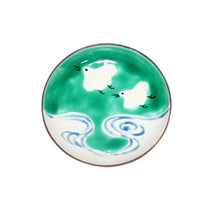 Load image into Gallery viewer, Kutani Yaki Hand-painted Kutani ware, Chidori design Medium Dish