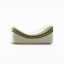Load image into Gallery viewer, Chopstick rest with cobblestone design (yellow)