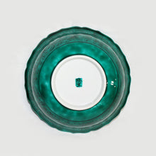 Load image into Gallery viewer, Kutani Yaki ware of hand-painted Japanese and Western tableware, large bowl with camellia design in blue