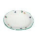 Load image into Gallery viewer, Kutani Yaki Hand-painted Kutani Ware, Japanese and Western Tableware, 6" Oval Dish with Polka Dots