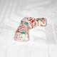 Load image into Gallery viewer, Kutani Yaki Ware Hand-Drawn Japanese & Western Tableware Chopstick Holder with Plum Design