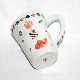 Load image into Gallery viewer, Kutani Yaki Hand-Drawn Japanese & Western Tableware Large Mug with Design of Hanging Decoration (Sea Bream)